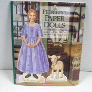 Retired American Girl Felicity's Paper Dolls + Extra Set and Extra Clothes